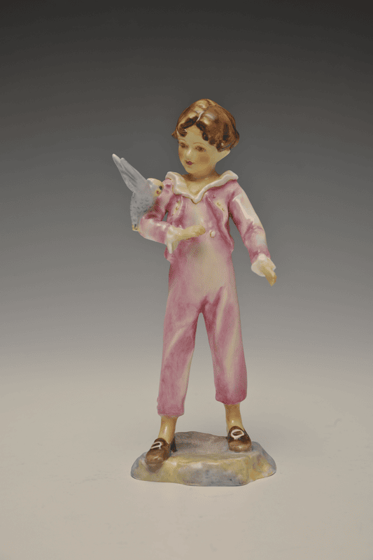 Worcester JANUARY BOY - Freda Doughty cheapest Months of the Year Design #3452 - 1953 Production by Royal Worcester